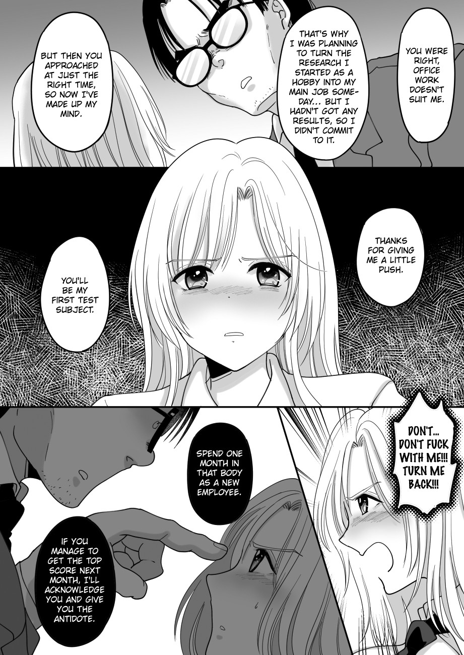 Hentai Manga Comic-Documentary of a Superior Coworker's Feminization-Read-14